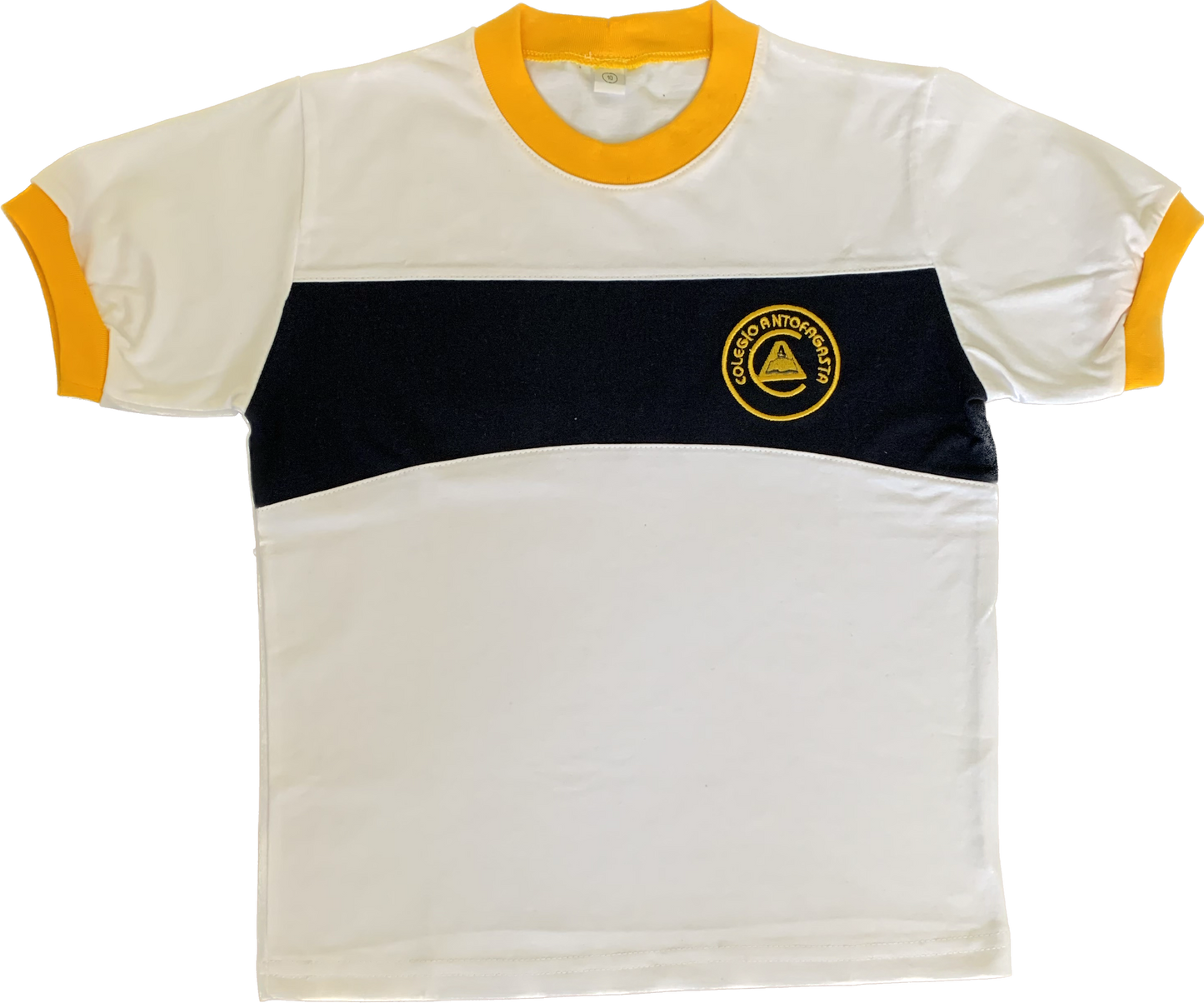 Polera Blanca Hombre Colegio Antofagasta