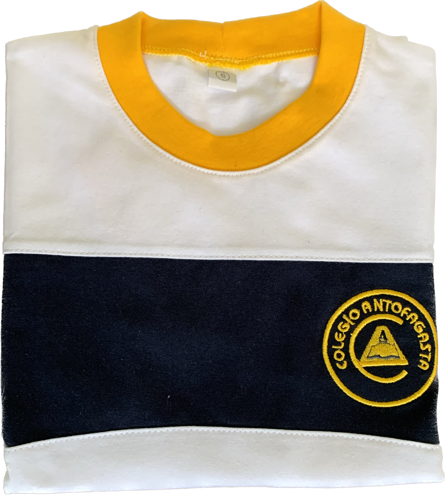 Polera Blanca Hombre Colegio Antofagasta